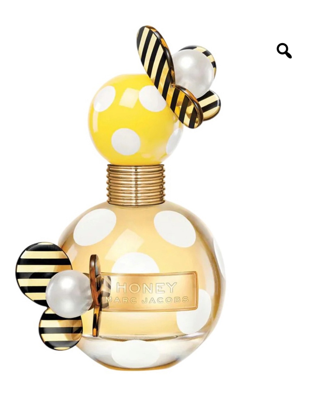 Marc Jacobs Honey Perfume Bottle in Yellow, White & Black Accents